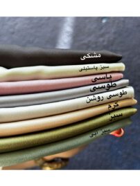 مینی اسکارف ساتن تک رنگ
