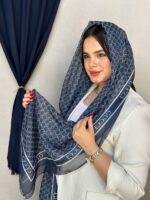 شال حریر چاپی زنانه مادام بلا رشت