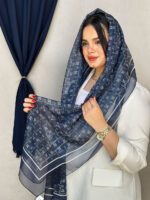 شال حریر چاپی زنانه مادام بلا رشت