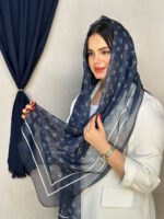 شال حریر چاپی زنانه مادام بلا رشت