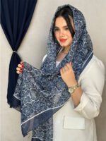 شال حریر چاپی زنانه مادام بلا رشت