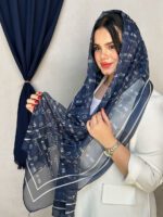 شال حریر چاپی زنانه مادام بلا رشت