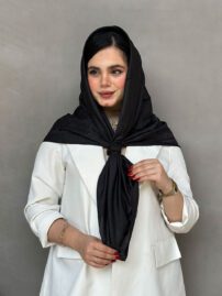 روسری مشکی ابریشم