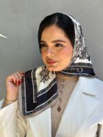 مینی اسکارف نخی طرحدار دیور