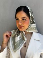 مینی اسکارف نخی طرحدار دیور