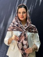 روسری نخی پلیسه زنانه شال مادام بلا