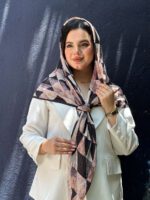 روسری نخی پلیسه زنانه شال مادام بلا