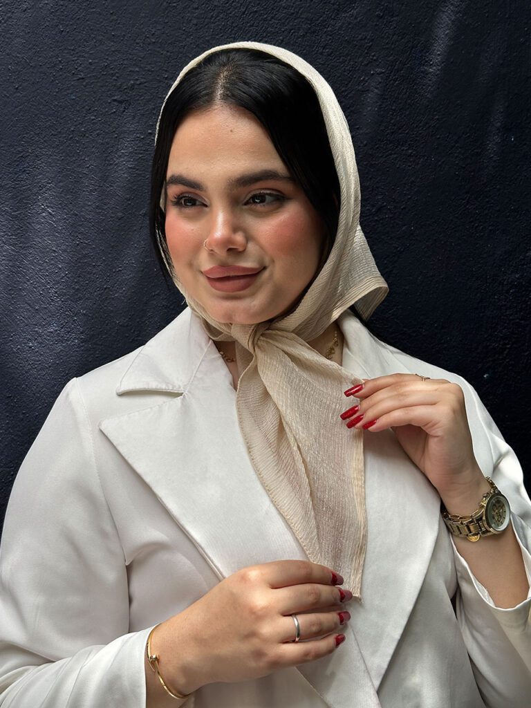 مینی اسکارف نخی