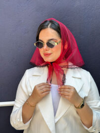 مینی اسکارف توری مادام بلا
