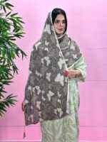 شال نخی طرح پروانه برشکا
