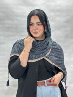 شال نخی طرحدار برشکا فروشگاه مادام بلا