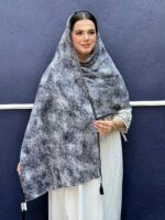 شال نخی طرحدار خنک برشکا