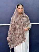 شال نخی طرحدار خنک برشکا