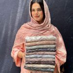 شال برشکا طرحدار خنک