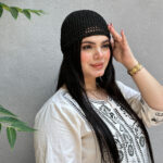 کلاه مکرومه دخترونه