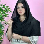 شال حاشیه ریش لعیا