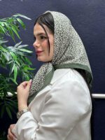 مینی اسکارف نخی طرح پلنگی مادام بلا
