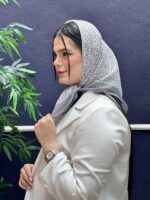 مینی اسکارف نخی طرح پلنگی مادام بلا