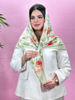روسری نخی گل گلی مادام بلا