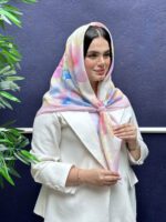 روسری رنگی نخی دخترونه