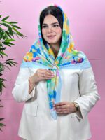 روسری نخی گل گلی مادام بلا