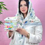 روسری نخی گل گلی مادام بلا