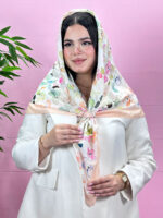 روسری نخی گل گلی مادام بلا