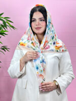 روسری نخی گل گلی مادام بلا