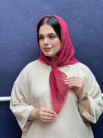 روسری سه گوش حریر