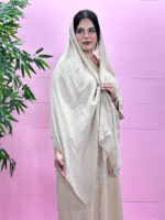 شال میله ای تک رنگ