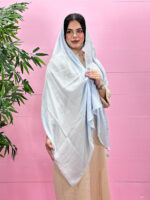 شال میله ای تک رنگ