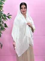شال میله ای تک رنگ