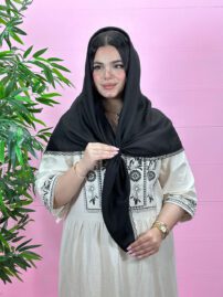 روسری برشکا مشکی مادام بلا
