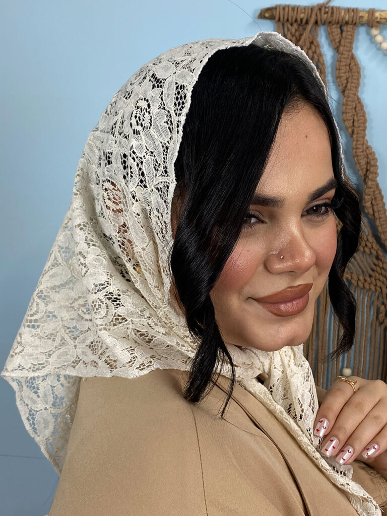 روسری سه گوش گیپور