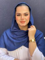 شال نخی پلیسه برشکا مادام بلا