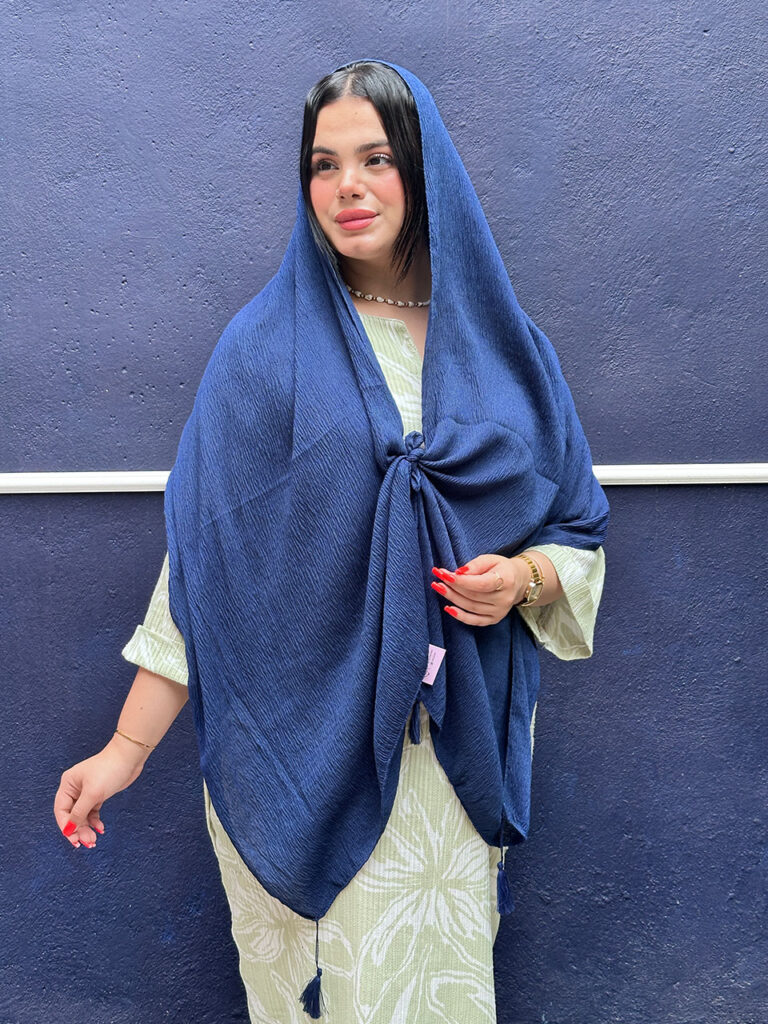 شال نخی پلیسه برشکا مادام بلا