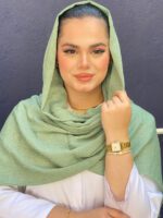 شال نخی پلیسه برشکا مادام بلا