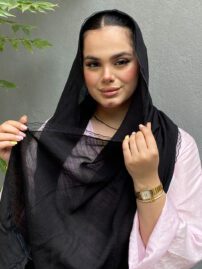 شال دانتل اسلپ مشکی