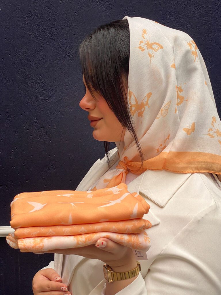 مینی اسکارف نخی میکس مادام بلا رشت