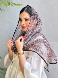 شال توری پلنگی مادام بلا