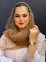 شال حریر پفکی