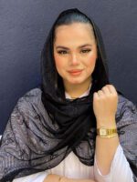 شال مشکی حصیری مجلسی مادام بلا