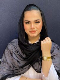 شال مشکی حصیری مجلسی مادام بلا