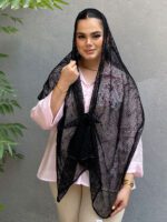 شال حصیری مشکی وارداتی