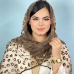 شال حریر وارداتی پلنگی مادام بلا رشت