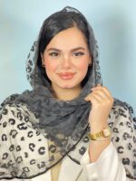 شال حریر وارداتی پلنگی مادام بلا رشت