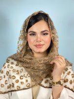شال حریر وارداتی پلنگی مادام بلا رشت