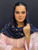 شال طرحدار فلورا نخی