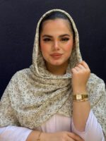 شال پلیسه گل ریز