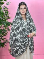 شال نخی برشکا گلدار مادام بلا